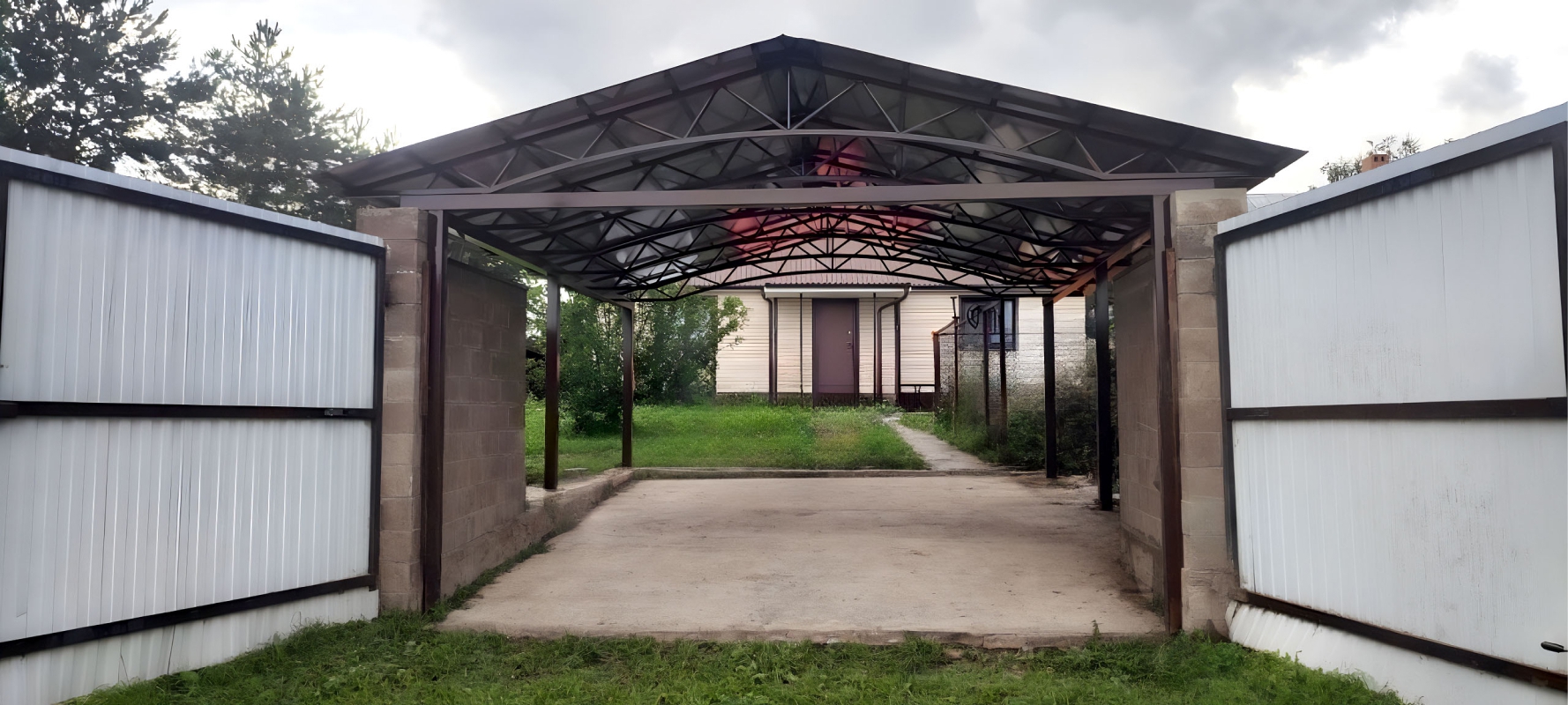 Хай-тек автонавес из поликарбоната для машин